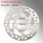 Stainless Steel Brake Rotor 110/120/140/160/180/203mm MTB Road Bike Disc with Bolts Brake Disk 120MM 5 hole China