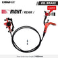 TANKE MTB Bike Hydraulic Disc Brake Set 160mm Rotors Oil Calliper Plate Front Rear Mountain Bicycle RED-RR China