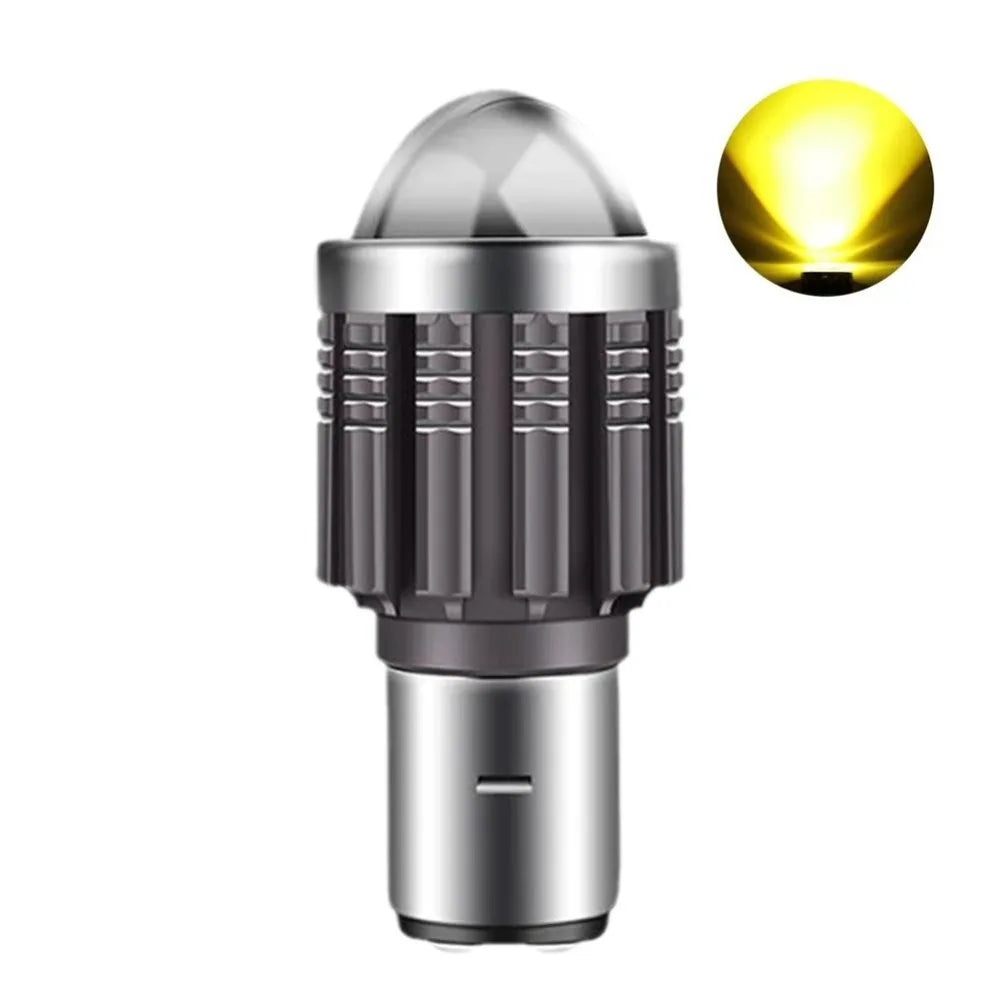 BA20D H6 S2 S1 LED Motorcycle Headlight Spot Light Bulb Hi/Lo Motorbike-Headlam