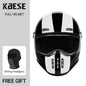 Full Face Helmet Vintage Red Sleek Design Lightweight Construction DOT ECE Certified Ideal Black White CHINA