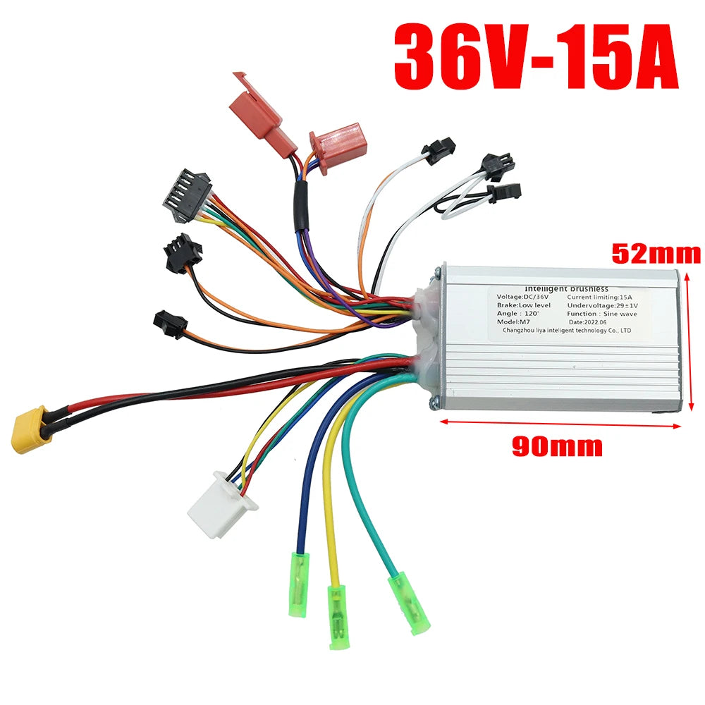 Electric Scooter Liviae Brushless Motor Controller 36V / 48V Speed Regulating Instrument LCD Screen Thumb Accelerator