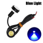 2Pcs Universal Car Motor Eagle Eye DRL Led Daytime Motorcycle Backup Reversing Parking Signal Automobiles Lamps Car Styling 12V Blue 02