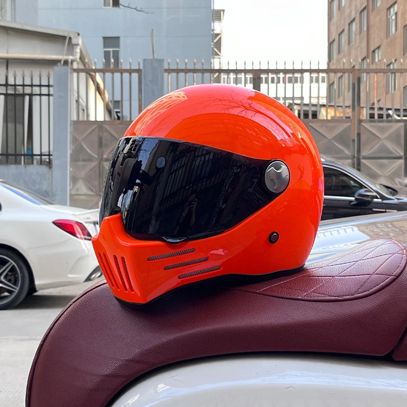 DOT Motorcross Motorcycle Vintage Helmet Moto Racing Ride Full Face Helmet