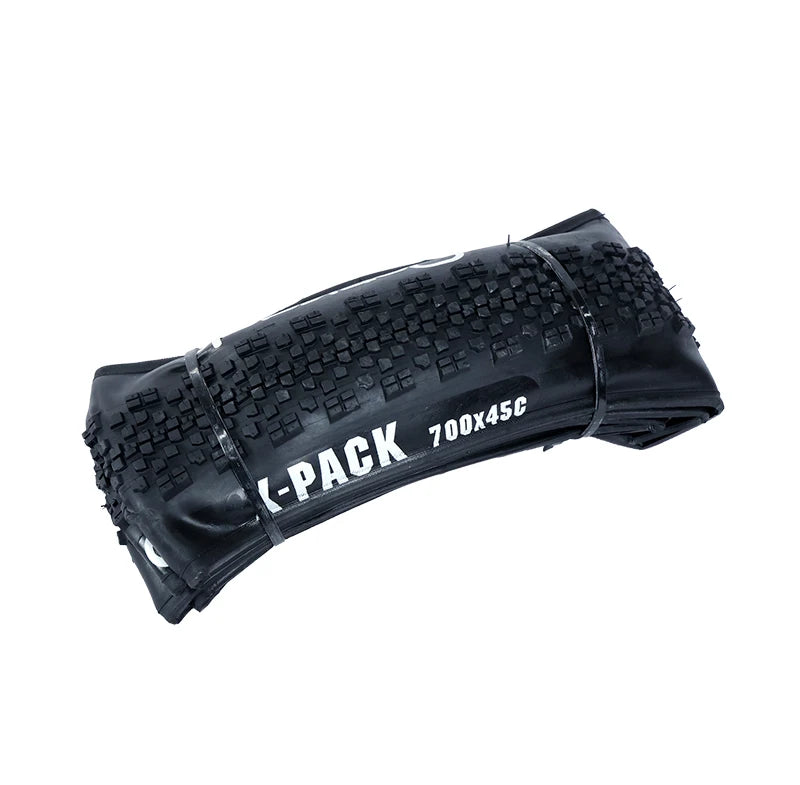 ONTRACK FOLDED TIRE GRAVEL 700X38C 700X40C 700X45V X-PACK 30TPI SKIN BROWN WALL BLACK
