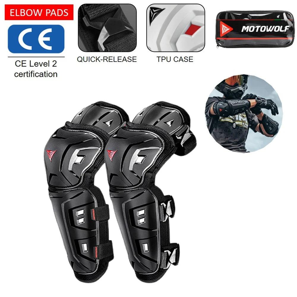 Summer Motorcycle Knee Pads - CE Approved Joint Protection