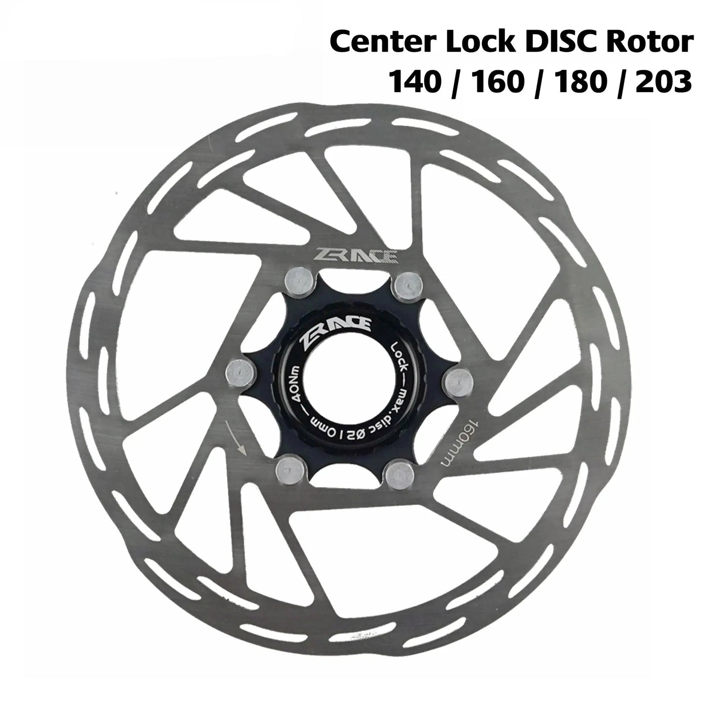 ZRACE Center Lock Brake Disc Rotor Strong Heat Dissipation Floating 140mm 160mm 180mm, for MTB / Road