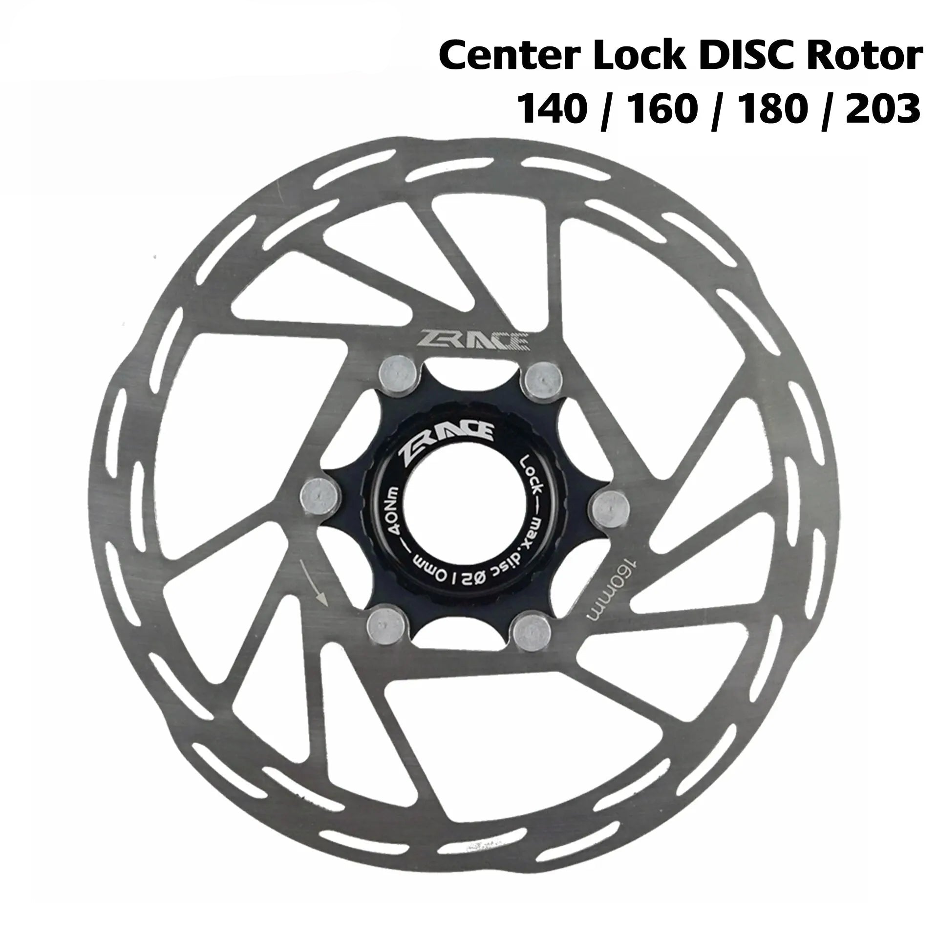 ZRACE Center Lock Brake Disc Rotor Strong Heat Dissipation Floating 140mm 160mm 180mm, for MTB / Road