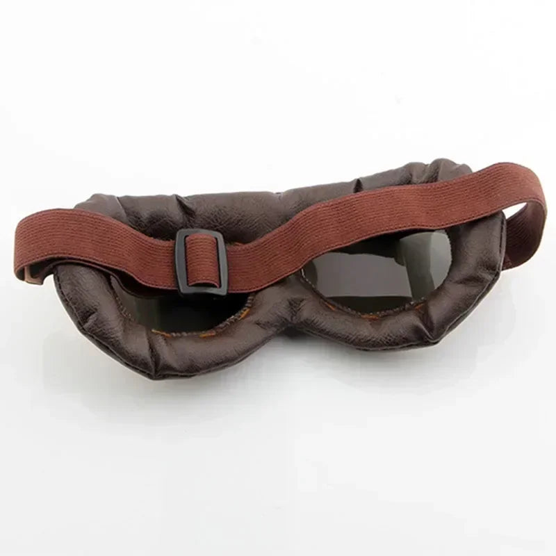 Retro Motorcycle Goggles Glasses Vintage Moto Classic Goggles for Harley Pilot Steampunk ATV Bike Copper Helmet 1Pcs