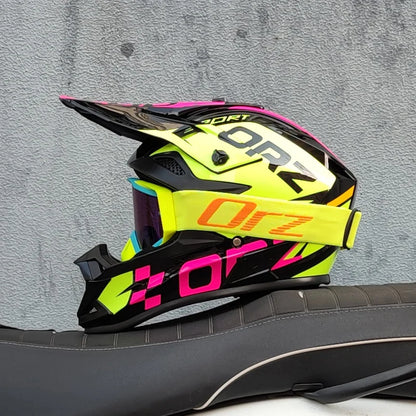 High Quality Motorcycle Off Road Racing Helmet ATV Forest DH Mountain Bike Full Helmet DOT Approved