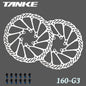 Bike Disc Brake Rotor Disc Brake 2 Piece with 12 Bolts for Road Bike MTB BMX Floating disc Stainless Steel 160-G3 2pc
