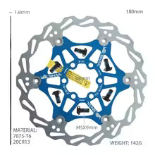 SNAIL Floating Disc Brake Rotor | 160/180/203mm | 6-Bolt MTB & Road
