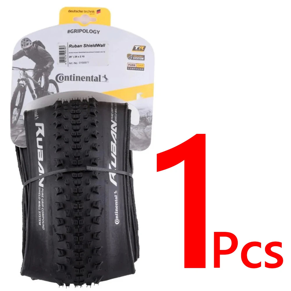 CONTINENTAL RUBAN SHIELDWALL TUBELESS TIRE MTB 27.5/29IN TLR E-25 Folding Tyre 29 in MTB Tubeless XC TIre Ruban 1 Tire China