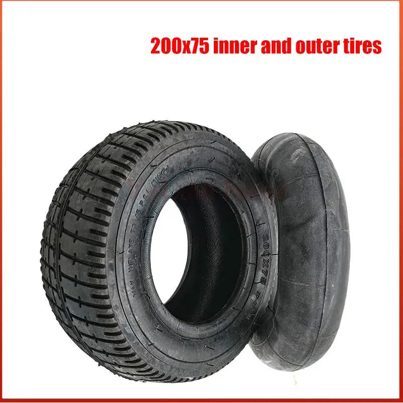 High Quality Electric Scooter Tire 200x75 Inner Tube Outer Tyre 8 Inch 200*75 Inflation Tyre