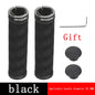 MOTSUV Bicycle Grips MTB Handbar Grip Rubber Non-slip Lock Ring Cycling Anti Slip and Shockproof Mountain Bike Accessory NEW HOT black