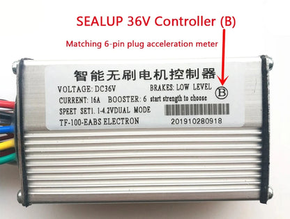 36V 16A 48V 20A Brushless Motor Controller TF-100 LCD Display Meter for Kugoo M4 Electric Scooter Bike Modification