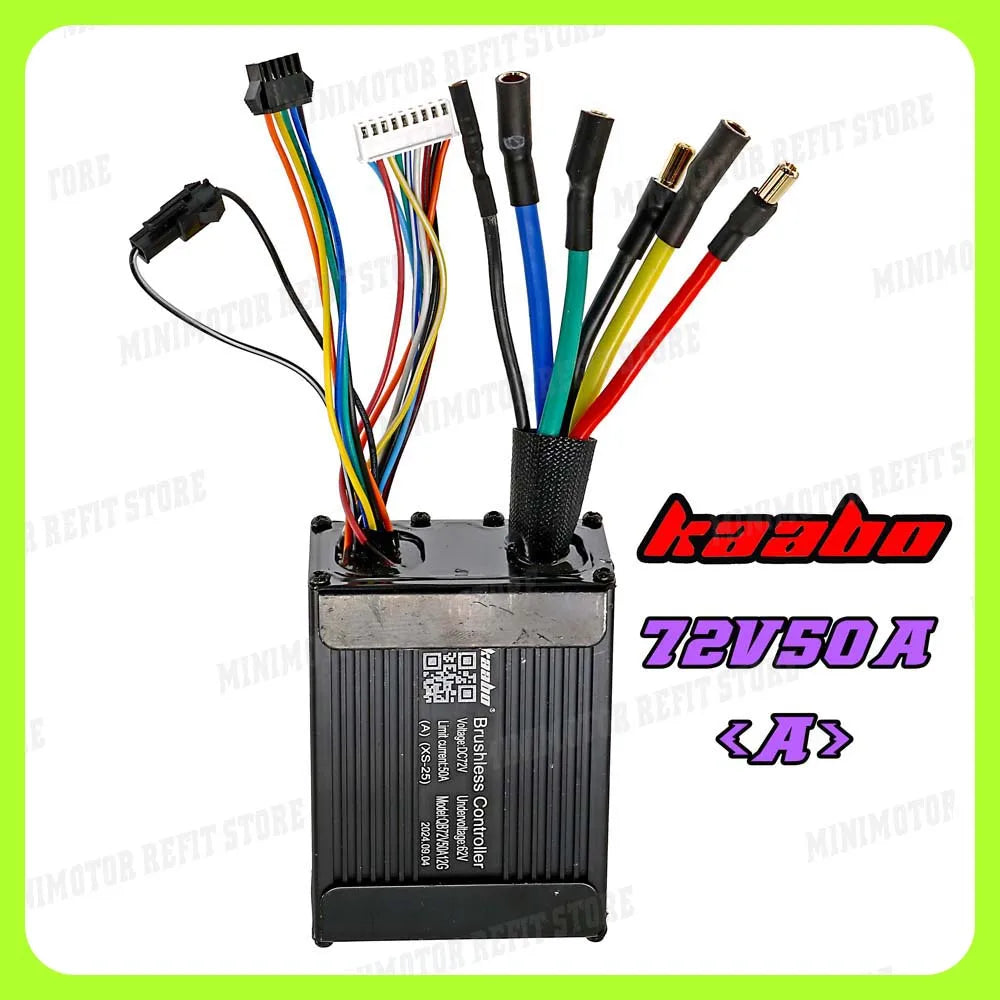72V50A Sine Wave Controller 2000W Motor Control 50A TFT Display for 72V Kaabo Wolf King GT PRO Electric Scooter Original Parts