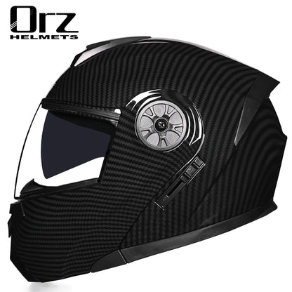 Motorcycle helmet full face racing with Double sun visor Women man flip up Double lens for all seasons 16 China