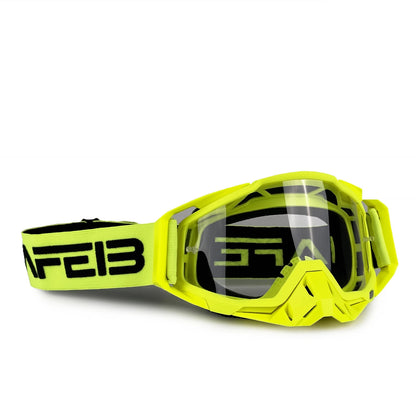 NAFEIB Motocross Glasses Motorcycle Sunglasses Man Windproof Protection Skiing Cycling Racing Off-Road Goggles Tear-off Film GN-CLEAR