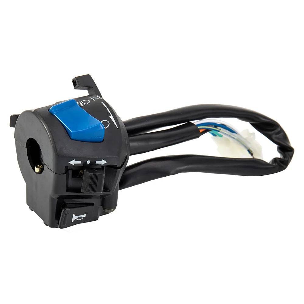 Motorcycle Handlebar Switch Control 1 Pair 7/8inch Universal Waterproof Motorcycle Horn Turn Signal Headlight Control Switch