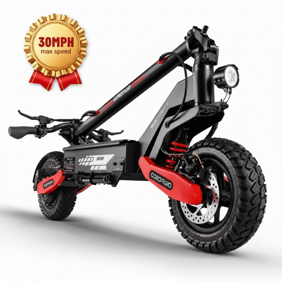 EOEOTWO 1200W Beast 30MPH Off-Road E-Scooter 330lb Load Capacity