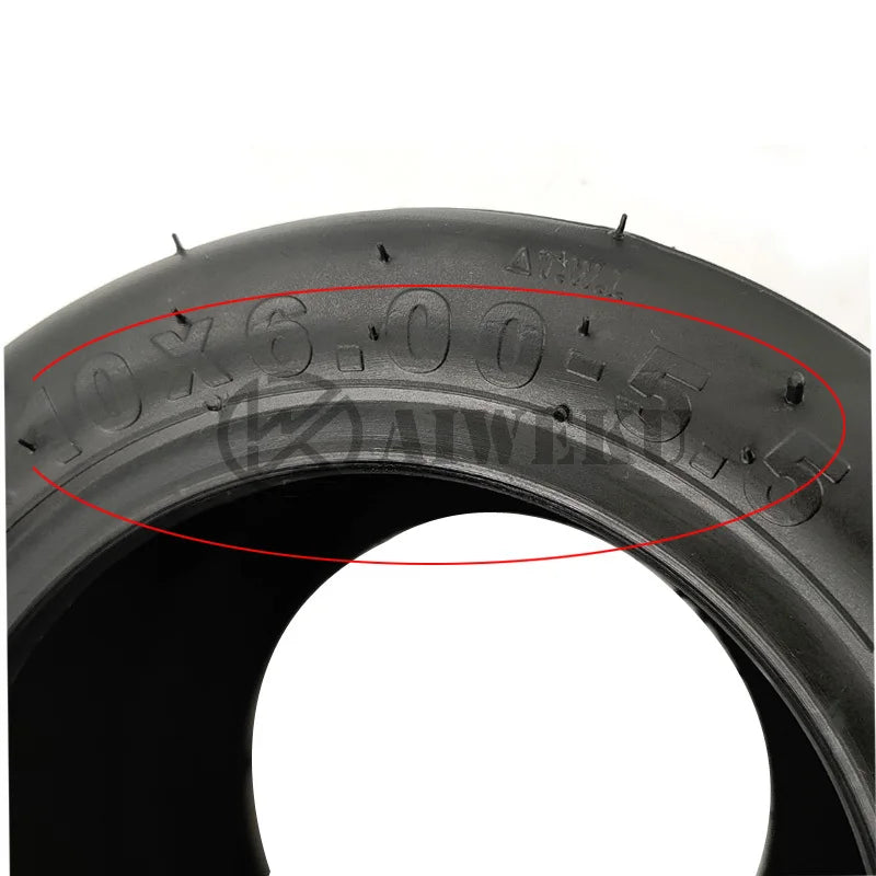 Electric Scooter Motor Special Tyre 10'' Widened Vacuum Tyres 10*6.00-5.5 for Small Harley Motorcycle Tubeless Tire 10x6.00-6