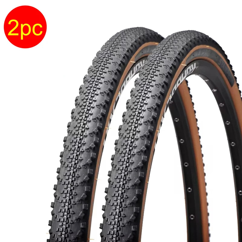 INNOVA PRO bicycle tire 700C road bike tires 700x40C 40-622 60TPI fit 29er mtb gravel bike yellow side wire bead ultralight 565g 2pc 700x40C wire China
