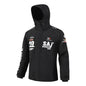 WOSAWE Motorcycle Raincoat 100% Waterproof Reflective Moto Rain Jacket Motocross Rain Coat for Men Women Cycling Motocross Gear black