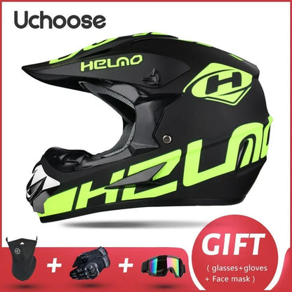 Adults Children Professional Off-road Helmet Motorcycle Helmet Downhill DOT Racing Motorcycle
