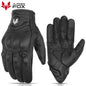 SUOMY Yellow New Motorcycle Racing Gloves Summer Perforated Leather Motocross Glove Men Women Motorcyclist Protected Gloves AFG-15 Black Hole