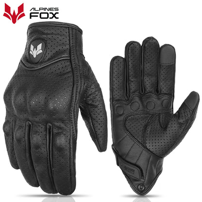 SUOMY Yellow New Motorcycle Racing Gloves Summer Perforated Leather Motocross Glove Men Women Motorcyclist Protected Gloves
