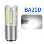 BA20D H6 P15D H4 HB2 9003 LED Bulb Motorcycle Headlight Bulbs Spotlights Hi Lo Foglight 12V White Super Bright Autobike Fog Lamp BA20D