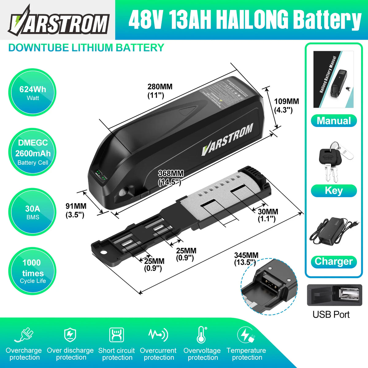 48V13Ah HL Battery