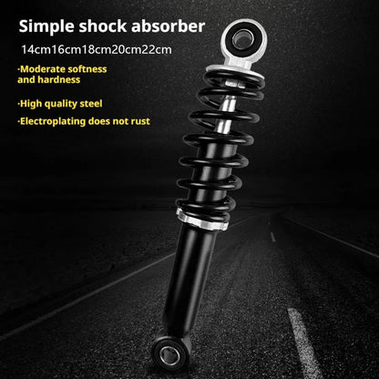 NEW 14/16/18/20/22cm Spring Shock Absorber E-Bike Motorcycle Scooter Rear Suspension Straight Bumper Motorcycle Shock Absorber