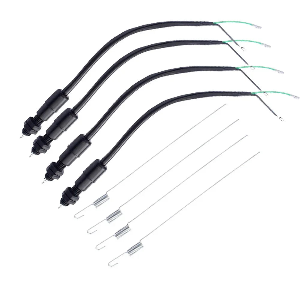 Rear Brake Switch Brake Light Switch Cable Wire Screw Type with Spring for Scooter Moped Motorcycle Motorbike ATV GO KART