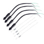 Rear Brake Switch Brake Light Switch Cable Wire Screw Type with Spring for Scooter Moped Motorcycle Motorbike ATV GO KART 4 set