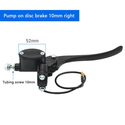 22mm Aluminum Alloy Motorcycle Brake Ebike Hydraulic Brake Electric Handles Pedal Electric Moped equipments Parts Handle Lever