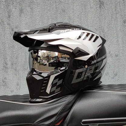 high-quality retro motorcycle helmet modular multifunctional combination full helmet DOT approved 15 China