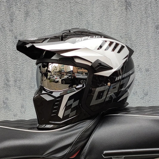 high-quality retro motorcycle helmet modular multifunctional combination full helmet DOT approved 15 China