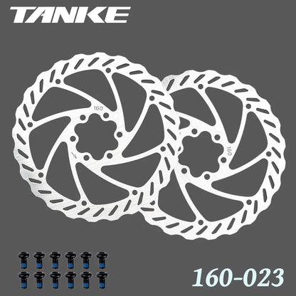 Bike Disc Brake Rotor Disc Brake 2 Piece with 12 Bolts for Road Bike MTB BMX Floating disc Stainless Steel 160-023 2pc