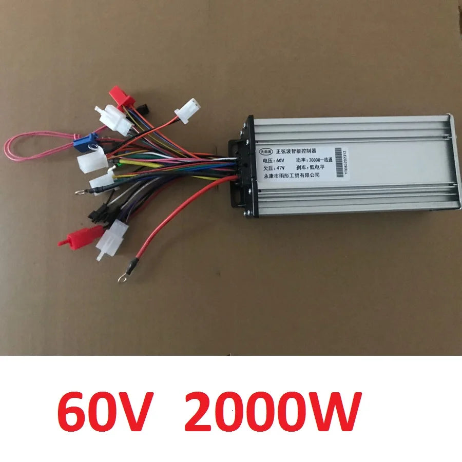 Controller for Citycoco, Harley Scooter with Three Speed Controller, Electric Scooter Accessories, 60V, 1500W, 2000W