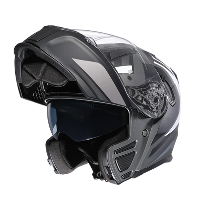 Motorcycle Helmet Double Lens Racing Helmets Modular Men Women Full Face Modular Helmet