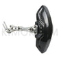 Motorcycle And Bike Adjustable Imitation carbon fiber aluminium alloy Rear Wheel Fender Mudguard Universal Extender Accessories Silver