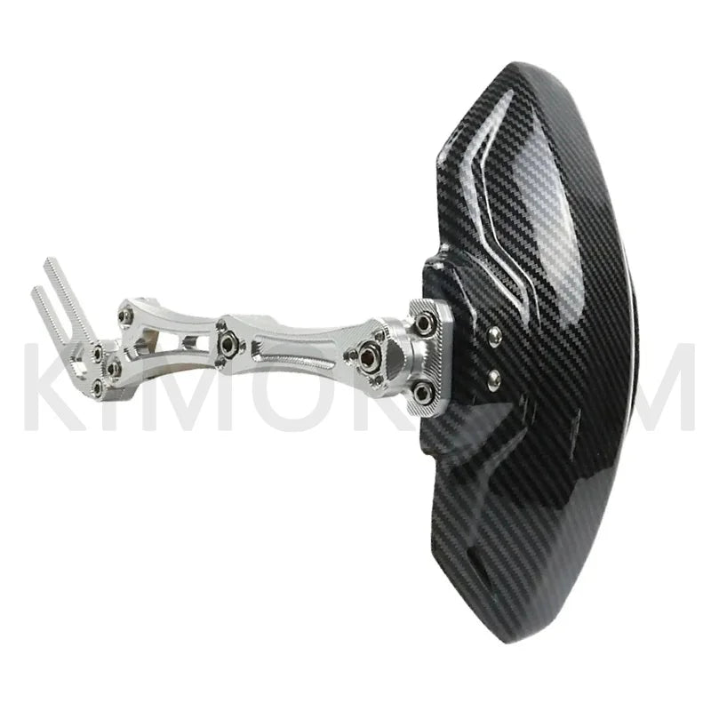 Motorcycle And Bike Adjustable Imitation carbon fiber aluminium alloy Rear Wheel Fender Mudguard Universal Extender Accessories