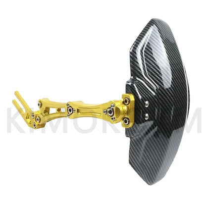 Motorcycle And Bike Adjustable Imitation carbon fiber aluminium alloy Rear Wheel Fender Mudguard Universal Extender Accessories