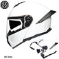 Motorcycle Helmet Dual Visor Modular Flip up Full Face Helmet for Adult Men and Women DOT Approved 3 China