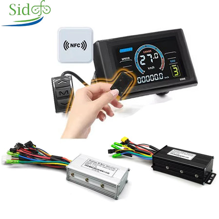 Ebike Sinewave Controller 36V 48V with S966 NFC Display
