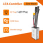 Electric Bike KT Controller 36V 48V Waterproof Brushless 250W 350W 500W 1000W Ebike Accessories with Light Function 17A Sinewave