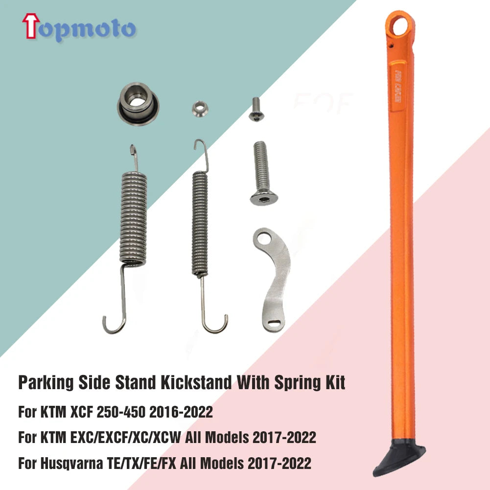 Motorcycle Parking Side Stand Kickstand For KTM 250 300 350 400 450 500 530 XC XCW XCF XCFW EXC EXC EXCF Six Days For Husqvarna