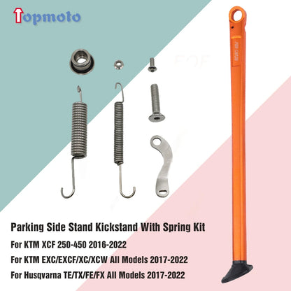Motorcycle Parking Side Stand Kickstand For KTM 250 300 350 400 450 500 530 XC XCW XCF XCFW EXC EXC EXCF Six Days For Husqvarna