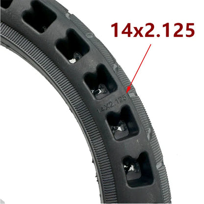 14 Inch 14x2.125 Solid Tire for Folding Bike Tyre Puncture-proof Replacement Cycling Accessories Parts